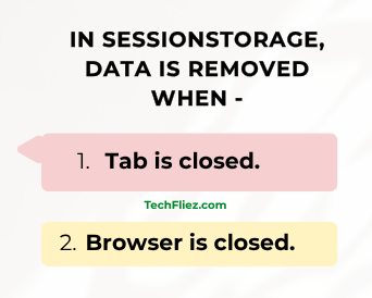 Sessionstorage